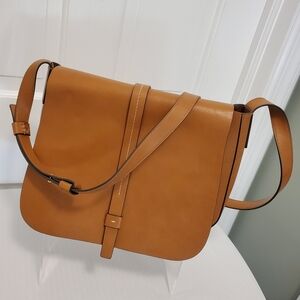 GAP Caramel Leather Crossbody Bag